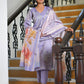 Vaasva Women's Lavender Tissue Shimmer Digital Printed Suit Set | Swadesiicart