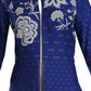 W for Woman Blue Printed Front Slit kurta