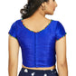 Aastha Fashion Women's Blue Art Silk Designer Party Wear Readymade Blouse