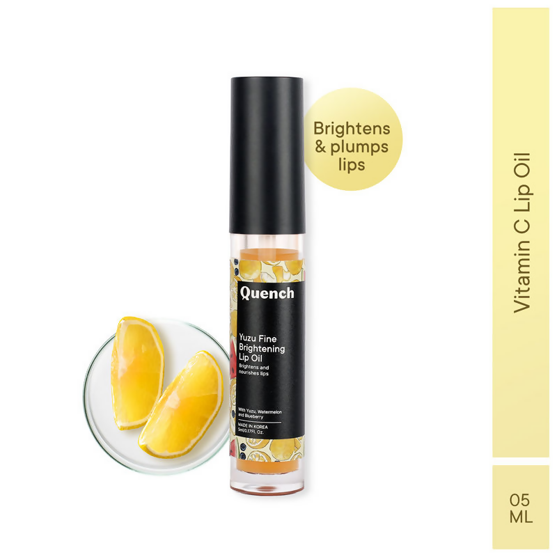 Quench Brightening Korean Lip Oil with Yuzu Vitamin C | Swadesiicart