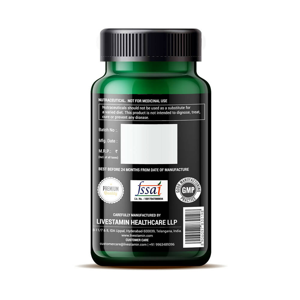 Livestamin Advanced Hair, Skin & Nails Capsules - Swadesiicart