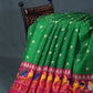 Mango Green Colored with Buttes Semi Silk Kota Saree By Gayathri Reddy Designer Studio | Swadesiicart