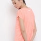 MKH Women Orange Dri-FIT Sports T-shirt - Swadesiicart