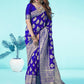 Kalini Ethnic Woven Design Zari Art Silk Banarasi Saree | Swadesiicart