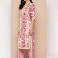 Ahalyaa Women's Traditional wear Kurta Set - Pink | Swadesiicart