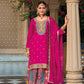 Anaita Dark Pink Premium Embroidered Chinon Readymade Salwar Suit