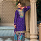 Anaita Purple Premium Embroidered Chinon Readymade Salwar Suit