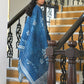 Vaasva Women's Indigo Muslin Digital Printed Suit Set | Swadesiicart