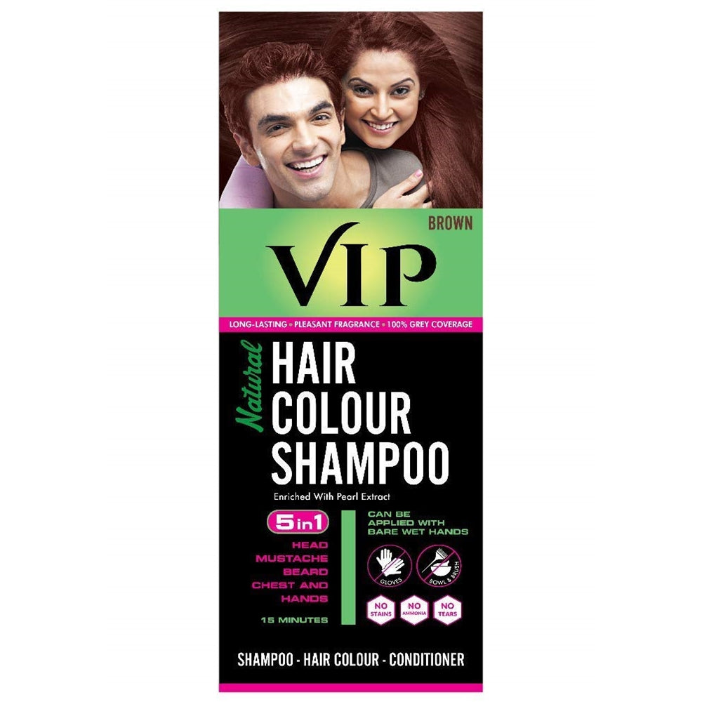 Vip Natural Hair Color Shampoo | Swadesiicart