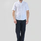 Xkind White Embroidered Relaxed Fit Shirt | Swadesiicart