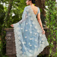 Tikhi Imli Ethnic Motifs Beads and Stones Organza Heavy Work Saree | Swadesiicart