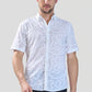 Xkind White Embroidered Relaxed Fit Shirt | Swadesiicart