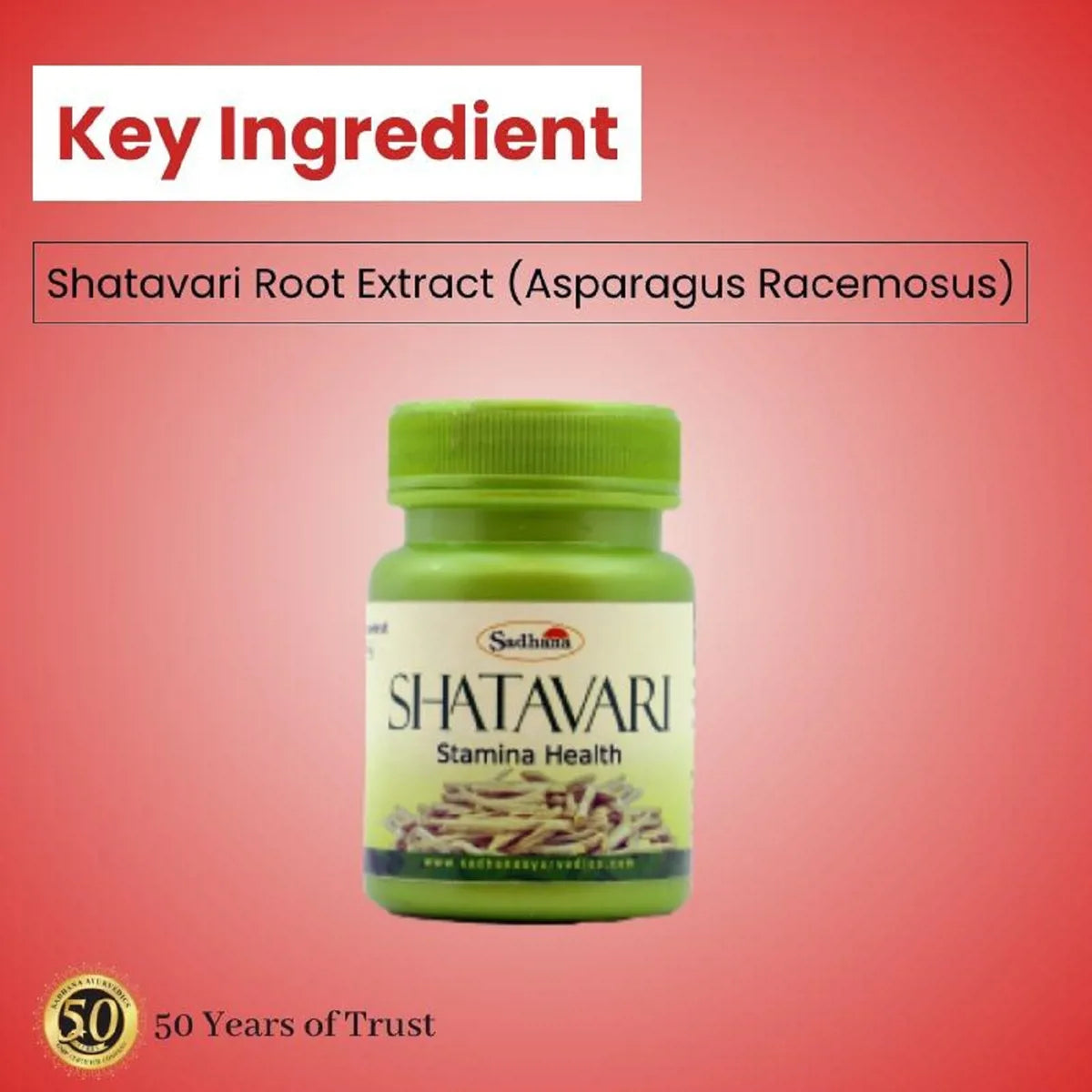 Sadhana Shatavari Capsules | Swadesiicart