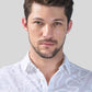 Xkind White Embroidered Relaxed Fit Shirt | Swadesiicart