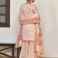 Vaasva Women's Apricot Chanderi Sharara Set | Swadesiicart