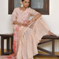 Vaasva Women's Apricot Chanderi Sharara Set | Swadesiicart