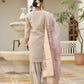 Vaasva Women's Khakhee Chanderi Sharara Set | Swadesiicart