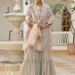 Vaasva Women's Khakhee Chanderi Sharara Set | Swadesiicart