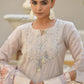 Vaasva Women's Khakhee Chanderi Sharara Set | Swadesiicart