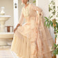 Vaasva Women's Peach Chanderi Sharara Set | Swadesiicart
