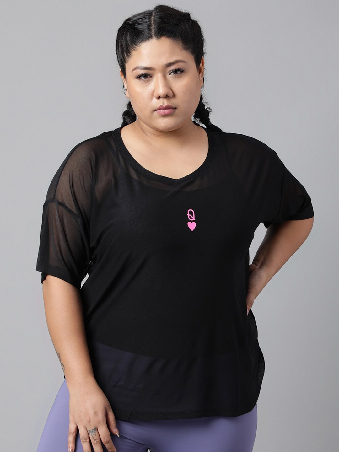 MKH Plus Size Relaxed Fit Dri FIT T-shirt - Swadesiicart