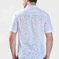 Xkind White Embroidered Relaxed Fit Shirt | Swadesiicart