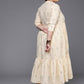 Ahalyaa Women's Traditional wear Ethnic Dress - Off White | Swadesiicart