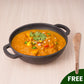 The Indus Valley CASTrong Cast Iron Kadai ,Pre-seasoned, Nonstick, 100% Pure, Toxin-free, Induction, Spatula, 25.4 cm, 2.3L, 2.5kg