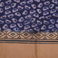 Chikoo Colored Block Print Pure Mulmul Cotton By Gayathri Reddy Designer Studio | Swadesiicart