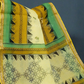 Lime Yellow Colour Block Print Pure Kota Cotton Saree By Gayathri Reddy Designer Studio | Swadesiicart