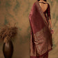 Sangria Woven Design Zari Banarasi Saree | Swadesiicart