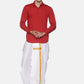 Sethukrishna Men White Readymade Cotton Dhoti | Swadesiicart