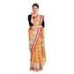 Exclusive Collection 100% Pure Cotton Yellow Tant Saree With Hand Weaving Work - Swadesiicart
