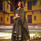 Lorenvalley Fashion Grey Chettinad Cotton Chex with Zari Weaving Work Lehenga Choli with Dupatta - Swadesiicart
