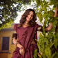 Lorenvalley Fashion Rust Chettinad Cotton Chex with Zari Weaving Work Lehenga Choli with Dupatta - Swadesiicart