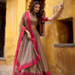Lorenvalley Fashion Chiku Pure Chanderi Thread Work Lehenga Choli with Dupatta - Swadesiicart