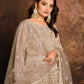 Anaita Mehendi Embroidered Net Anarkali Suit