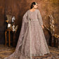 Anaita Purple Embroidered Net Anarkali Suit