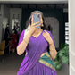 Lorenvalley Fashion Purple Pure Chanderi Zari Weaving Work Lehenga Choli with Dupatta - Swadesiicart