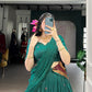 Lorenvalley Fashion Teal Pure Chanderi Zari Weaving Work Lehenga Choli with Dupatta - Swadesiicart