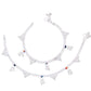 AanyaCentric Silver Plated Traditional Anklets Payal - Classic and Stylish for Women and Girls