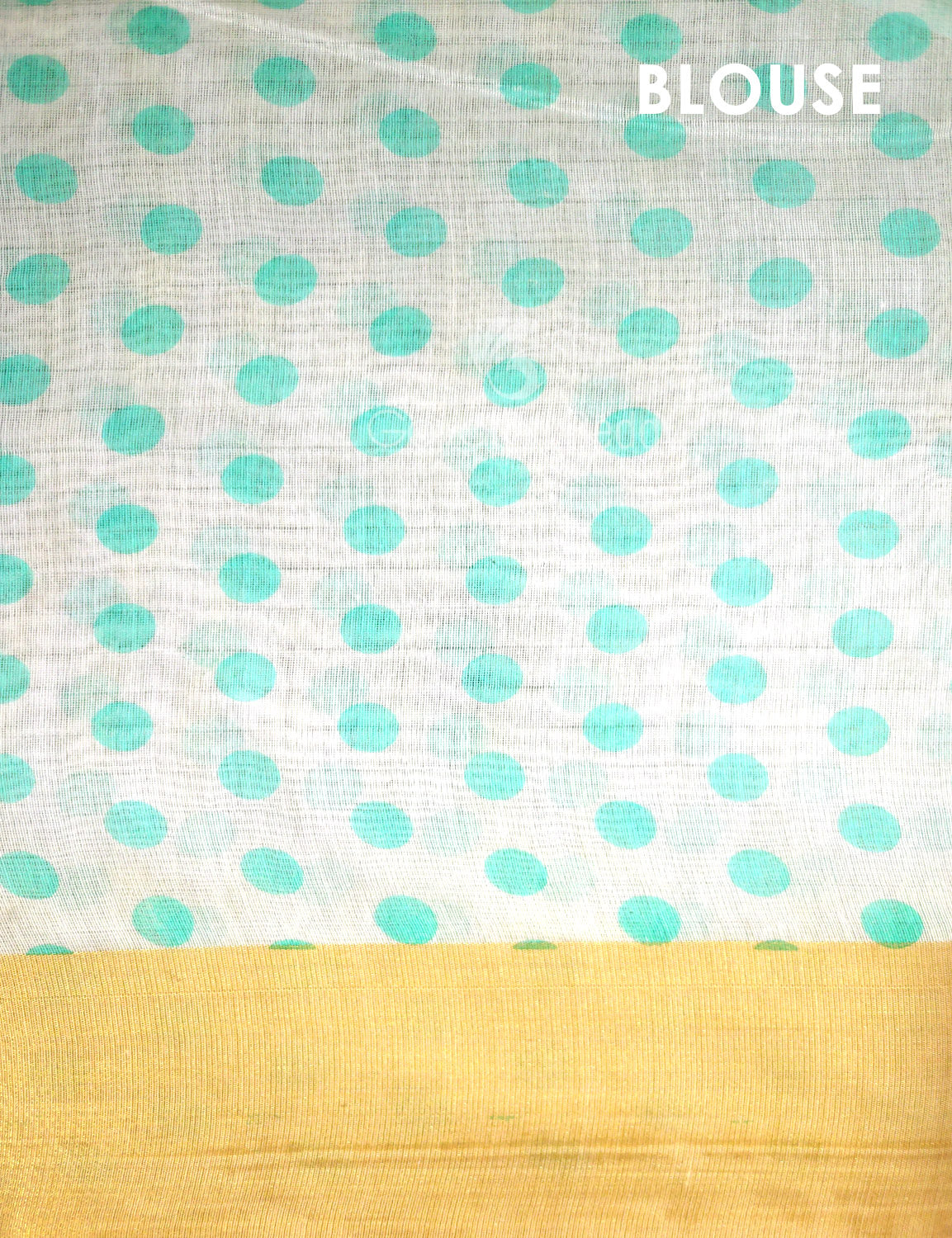 Shades of Milk White And Sky Blue Colour Floral Design Chanderi Printed Saree By Gayathri Reddy Designer Studio | Swadesiicart