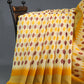 Shades of Cream And Light Orange Colour Blouse Patola Print Semi Chanderi Saree By Gayathri Reddy Designer Studio | Swadesiicart