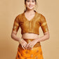 Sangria Ethnic Motifs Woven Design Art Silk Banarasi Saree | Swadesiicart