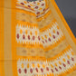 Shades of Cream And Light Orange Colour Blouse Patola Print Semi Chanderi Saree By Gayathri Reddy Designer Studio | Swadesiicart