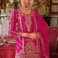 Anaita Magenta Chinon Stitched Suit With Embroidery Work