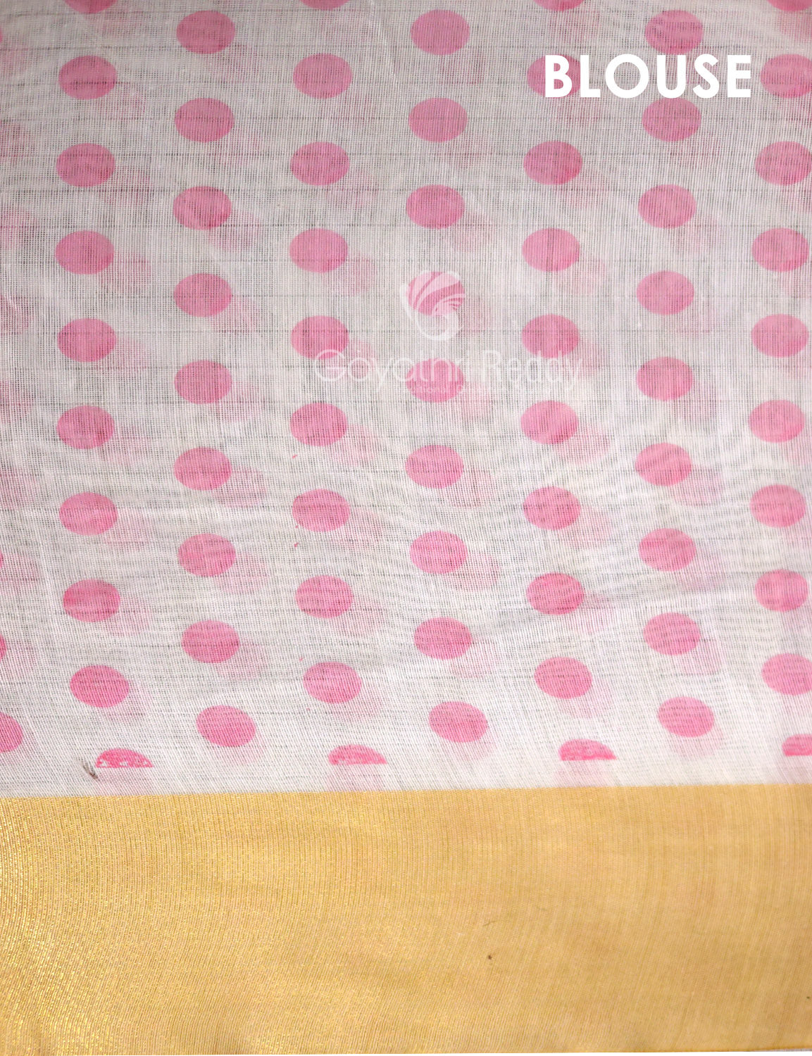 Shades of Milk White Colour Floral Design Chander Printed Saree By Gayathri Reddy Designer Studio | Swadesiicart