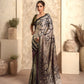 Anaita Light Brown Soft Satin Silk With Zari Weaving Saree With Blouse