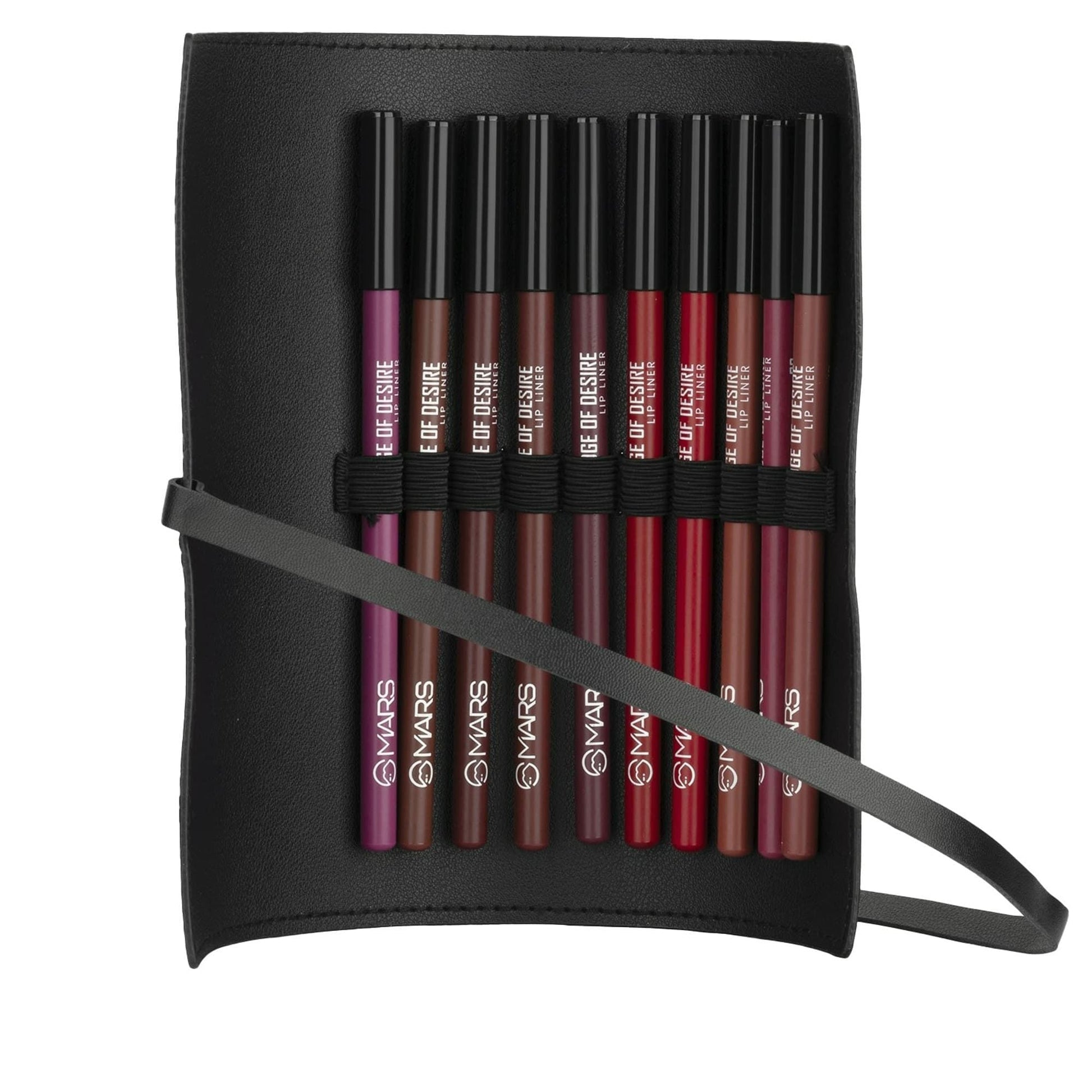 MARS Cosmetics Edge of Desire Lip Liner With Holder - Set A - Swadesiicart