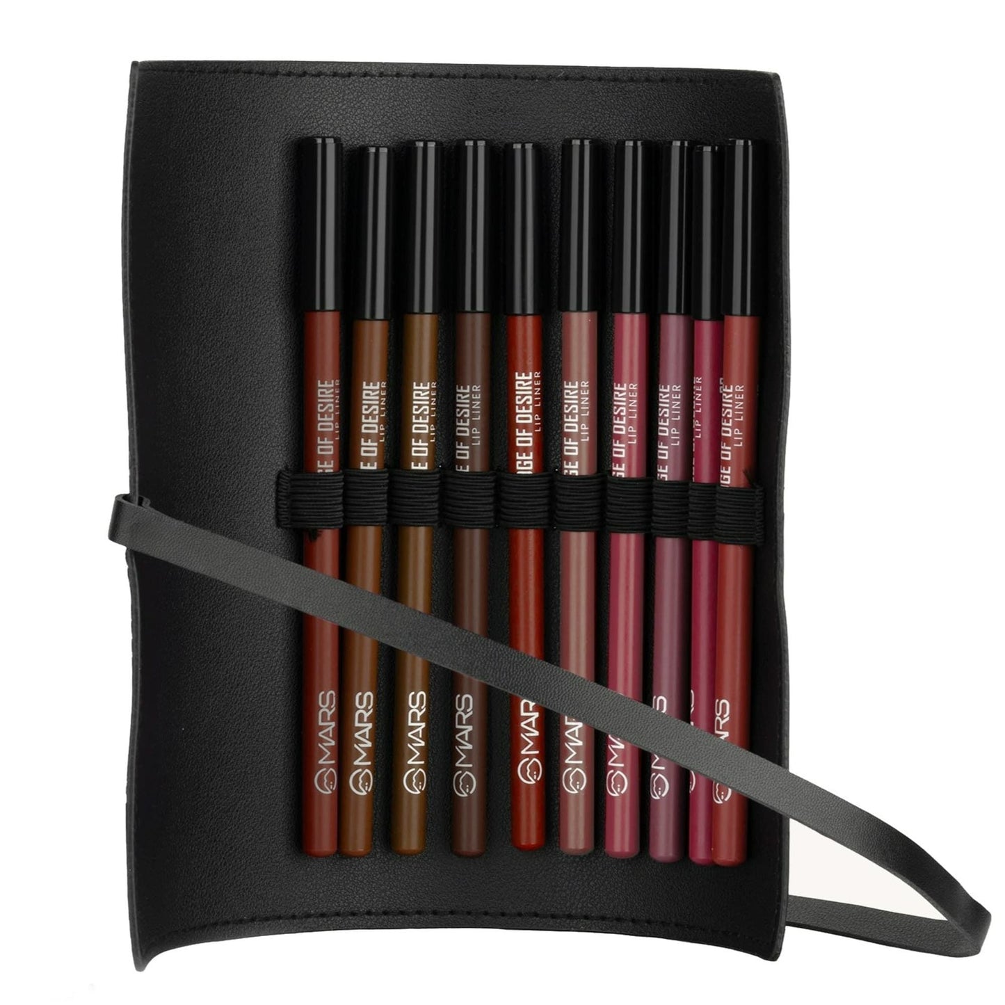MARS Cosmetics Edge of Desire Lip Liner With Holder - Set B - Swadesiicart